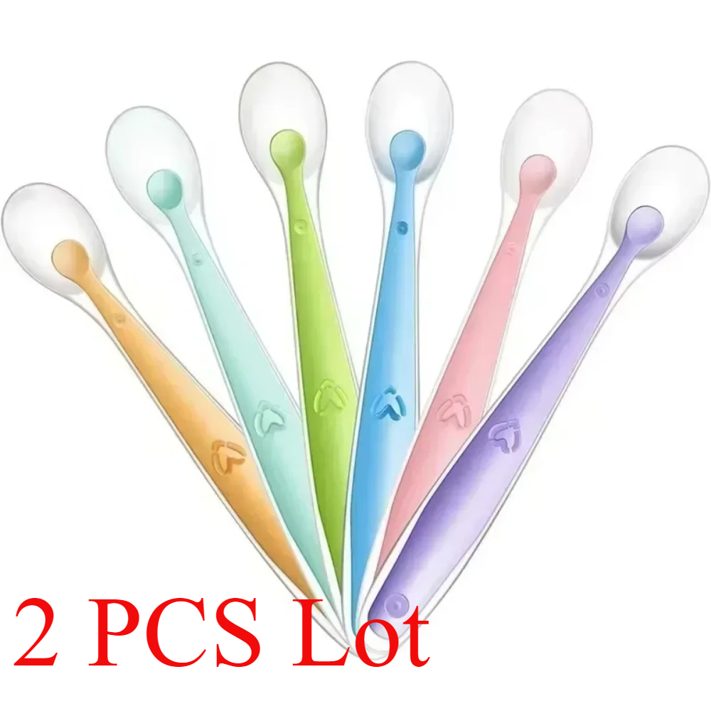 Baby Kitchen Food - Cuillère en Silicone pour bébé, cuillères