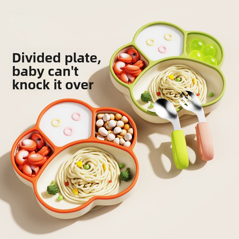 Plate Suction Toddler - Assiette à ventouse en silicone en
