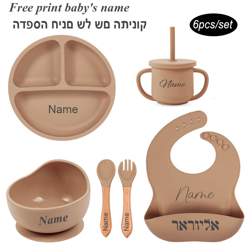 Baby Food Tray - Ensemble d'alimentation pour bébé, 6 pièces,