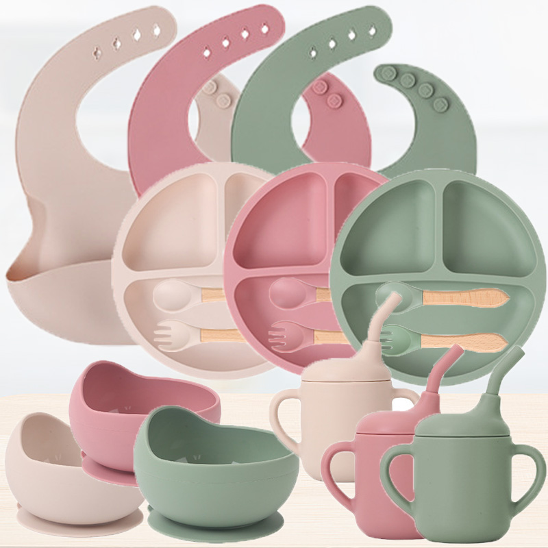 Baby Food Kit - Ensemble de vaisselle en silicone pour