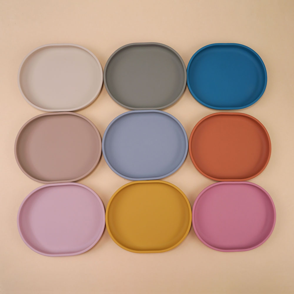Plate Suction Toddler - Bébé sûr Silicone assiette à manger