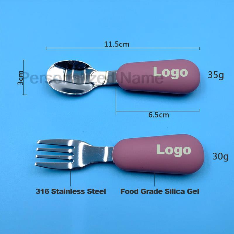 Ustensile en silicone pour enf - Baby Food Logo avis et prix