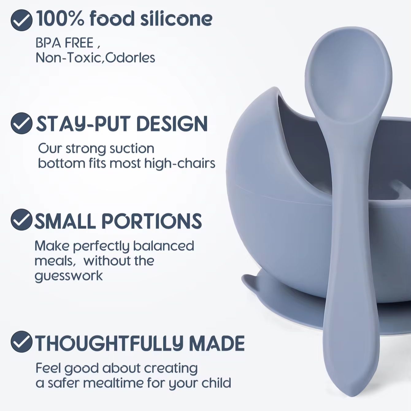 Bol à ventouse en Silicone, va - Baby Food Diet avis et prix
