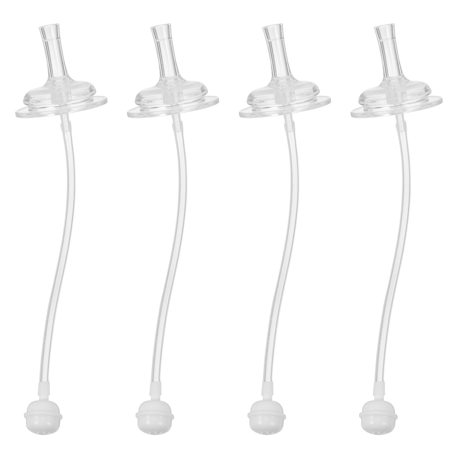 Lot de 4 pailles en silicone d - Baby Food Glass avis et prix