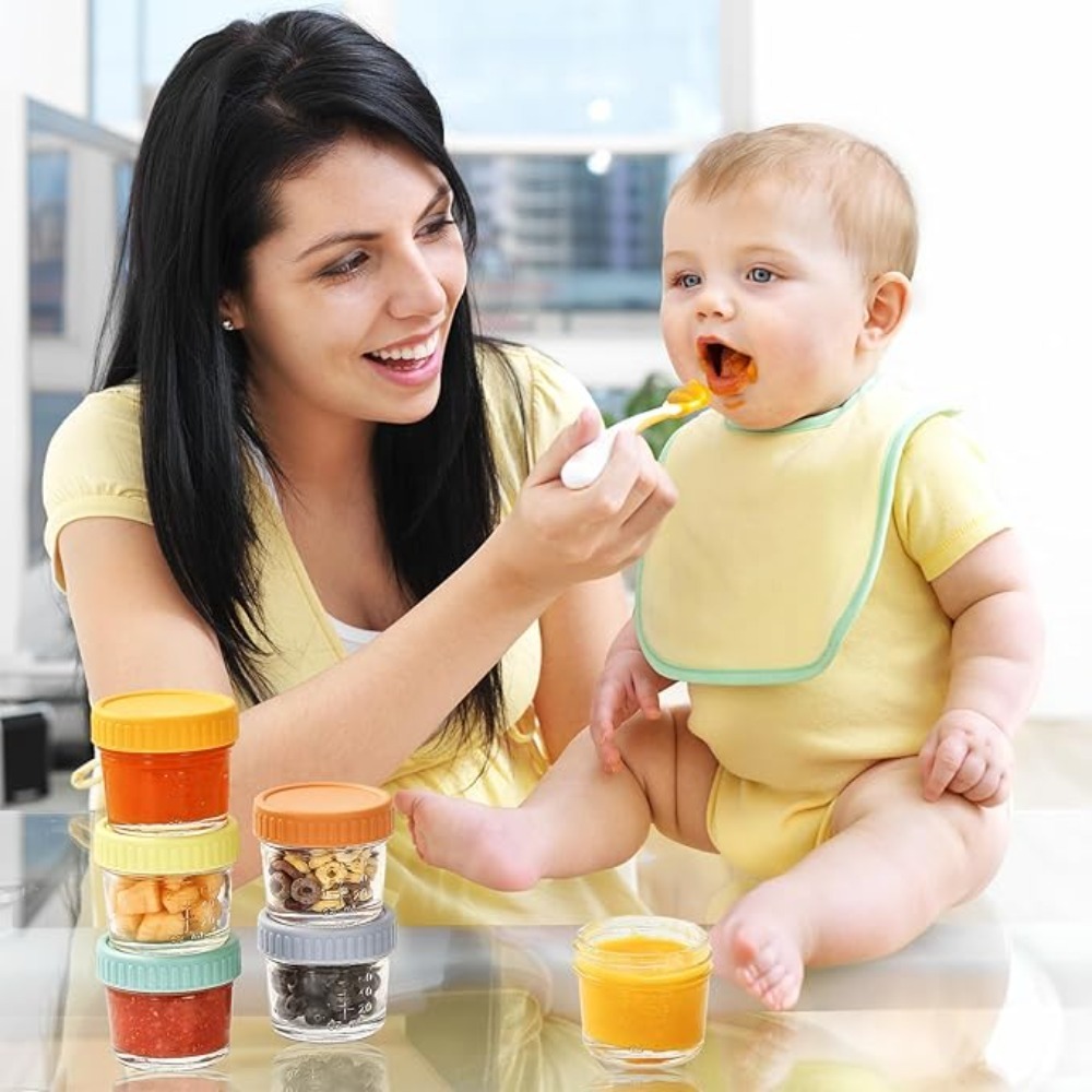 Lot de 6 pots en verre réutili - Baby Food In Jars avis et prix