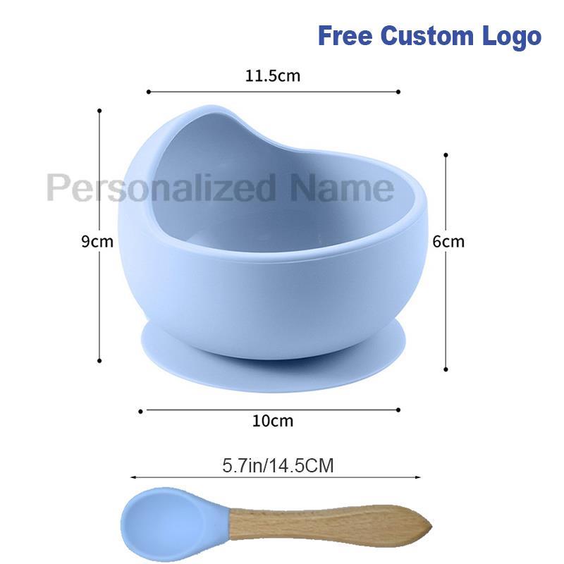 Bols à cuillère en Silicone po - Baby Food Logo avis et prix