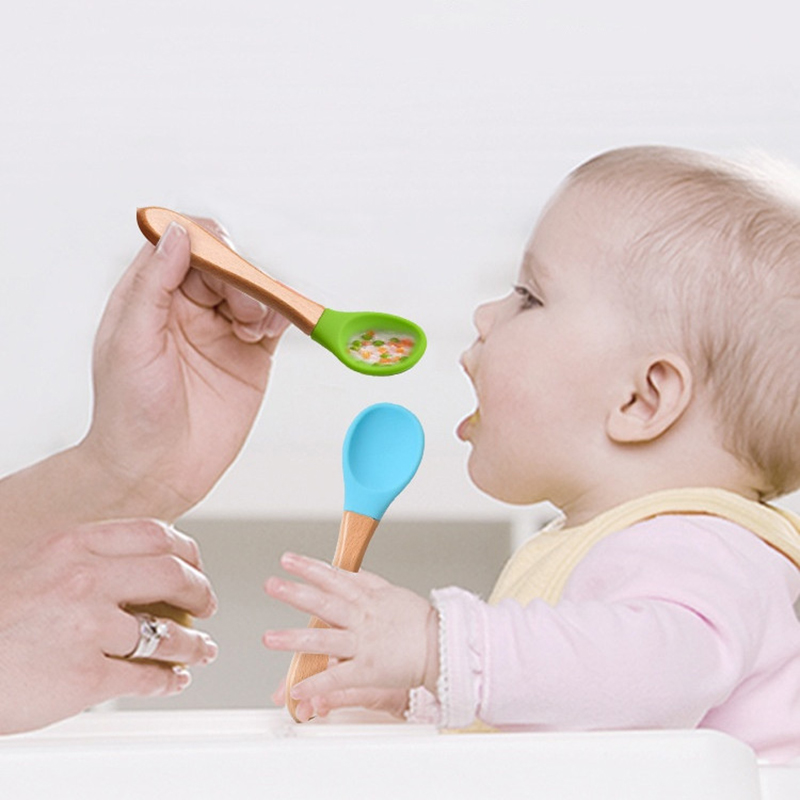 Cuillère fourchette en Silicon - Baby Kitchen Food avis et prix
