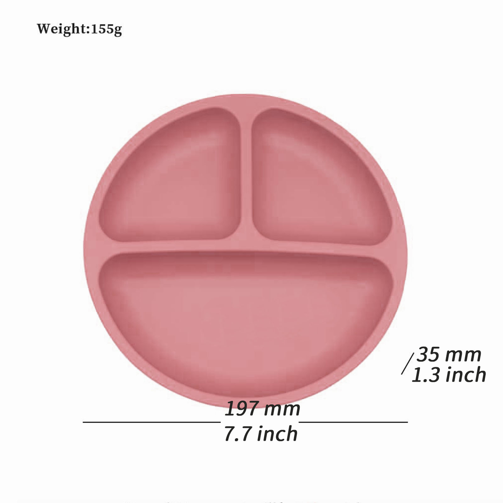 Plaque fendue en silicone de q - Baby Food Table avis et prix