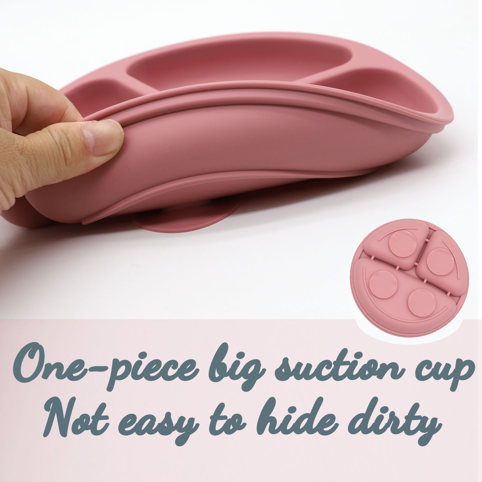 Plaque fendue en silicone de q - Baby Food Table avis et prix