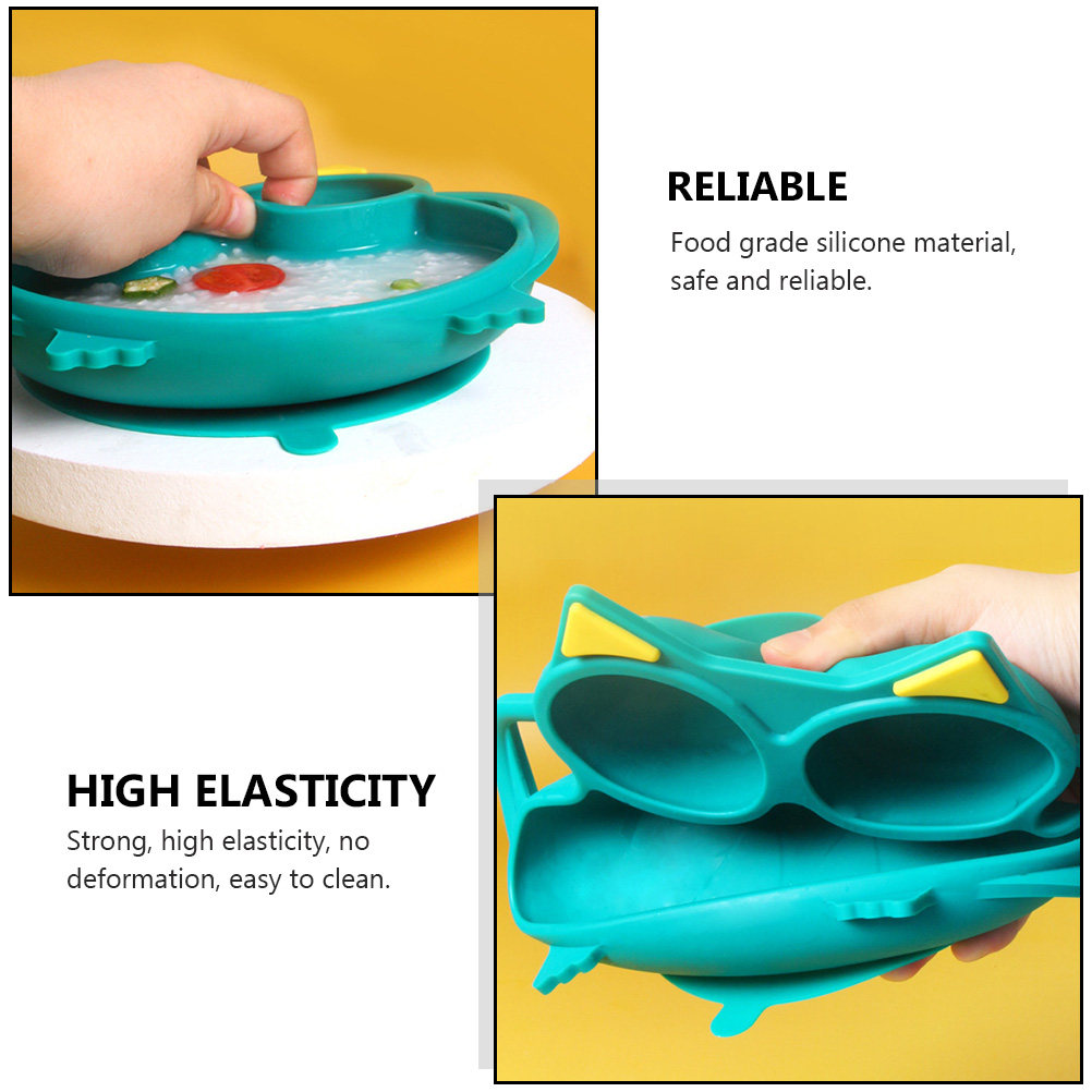 1 pièce d'assiette à dîner en  - Plate Suction Toddler avis et prix
